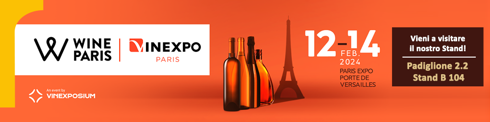 Vieni a visitare il nostro stand alla fiera Wine Paris 2024