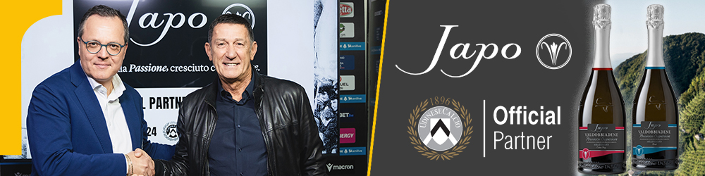 Japo rinnova la sua Partnership con Udinese Calcio