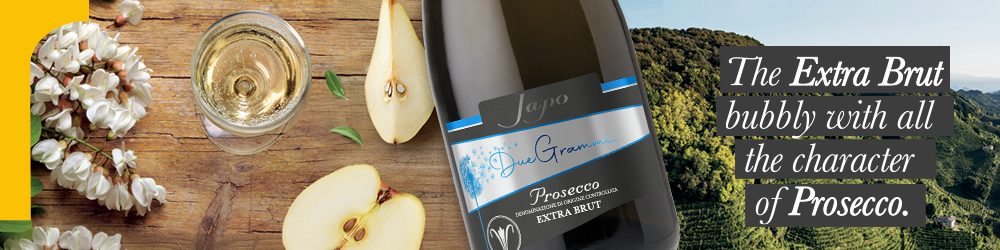 Japo DueGrammi: the new Prosecco Extra Brut from the Japo range
